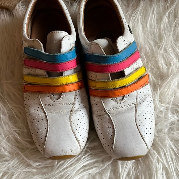 Lacoste Shoes - Vintage Lacost Sneakers Rainbow
